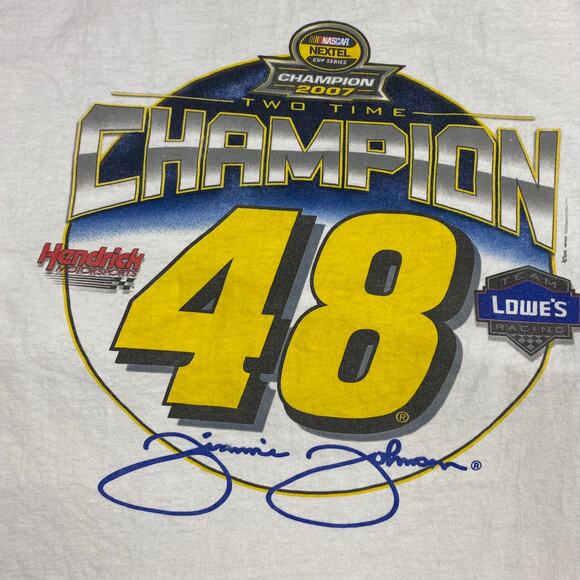 Jimmy Johnson 48 shirt men’s 3XL NASCAR Champion Hendrix nextel cup series - Picture 9 of 10